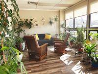 The Wings of Hope Healing Garden Room is a space for patients, their families, and community members to gather in a peaceful place.