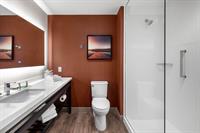 Bathroom in Guestroom with Bluetooth Mirrors 