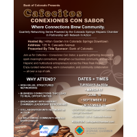 Cafecito - Conexiones Con Sabor Presented by Bank of Colorado