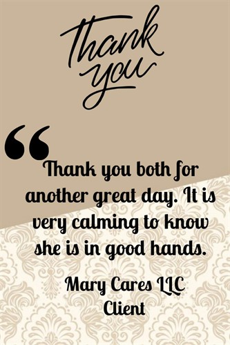 Gratitude for Peace of Mind for our Customers