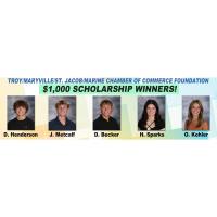 TROY/MARYVILLE CHAMBER FOUNDATION AWARDS FIVE SCHOLARSHIPS