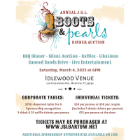 Annual J.S.L. Boots & Pearls Dinner Auction