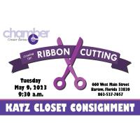 Katz Closet Consignment Ribbon Cutting with the Bartow Chamber