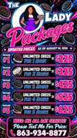 THE OREO LADY PACKAGES