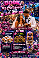BOOK THE OREO LADY FOR YOUR WEDDING RECEPTION