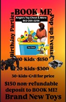 BOOK ME FOR A PRIVATE EVENT OR BIRTHDAY PARTIES