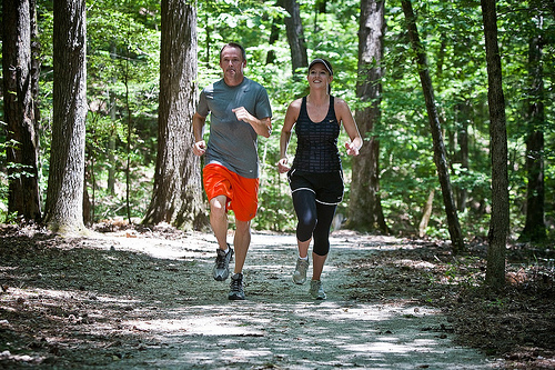 Joggers on Trails in Hot Springs Village