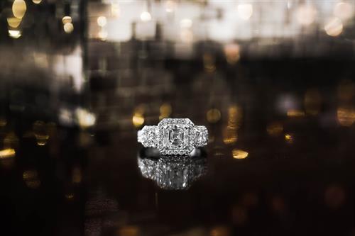 Asher Cut Diamond Ring 2.50cts total