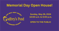 Godfrey's Pond Memorial Day Open House & Cookout!