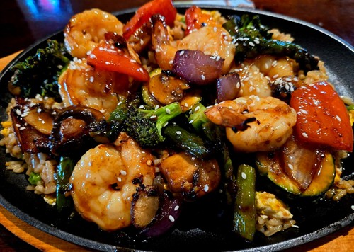 Shrimp stir fry