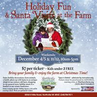 Holiday Fun & Santa Visit at Maybury Farm