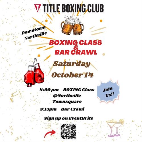 EVENT:  Boxing Bar Crawl 10.14.23 4pm