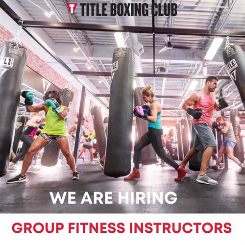 We're HIRING Group Fitness Instructors!