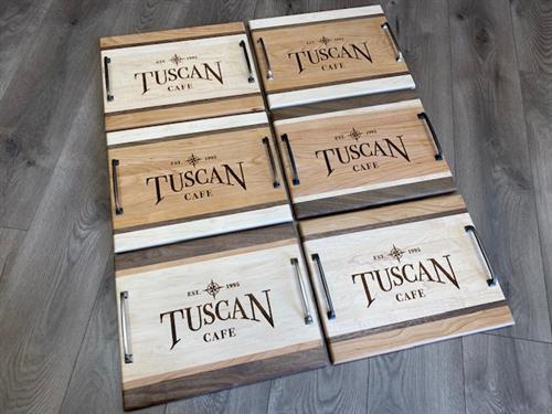 Serving Trays - Partnership with Tuscan Cafe in Northville 