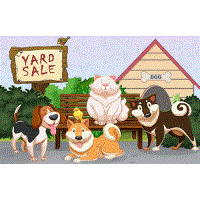 Yard Sale For The Animals