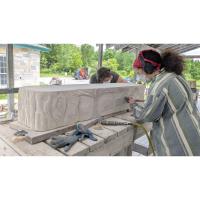The Carving Studio & Sculpture Center: Stone Bench Project at the Skate Park in Manchester, VT