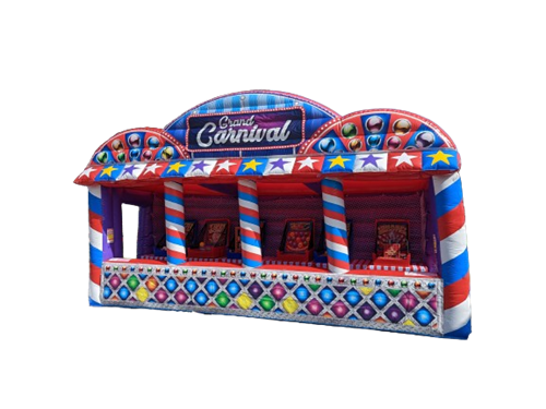 Grand Carnival Booth with 4 Carnival Games