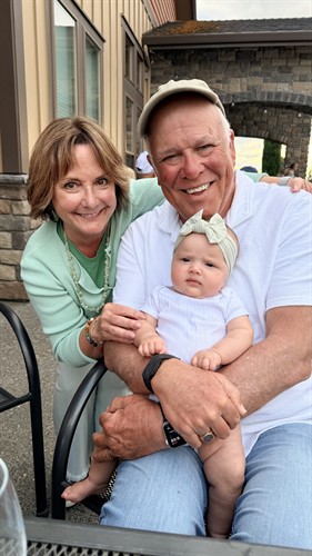 My husband and new Grandbaby