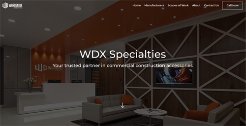 Vancouver, WA Construction Supplier Company Website in WordPress