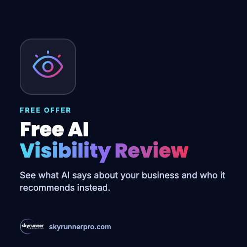 Free AI Visibility Review: see what AI tools say about your business and who they recommend instead