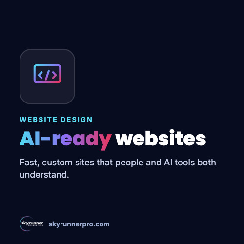 AI-ready website design: fast, custom sites that people and AI tools both understand