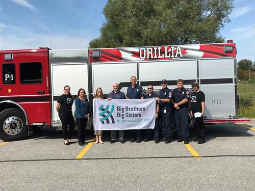 Orillia Firefighters Support Big Brothers Big Sisters Day