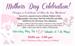 Mother's Day Celebration