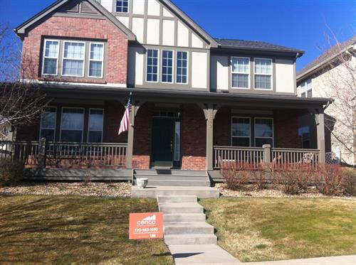 Completed roofing project