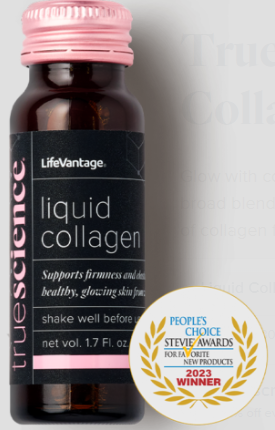 TrueScience® Liquid Collagen. Glow with confidence from the inside out with a broad blend that replenishes, maintains, and activates 5 types of collagen for full-body benefits.