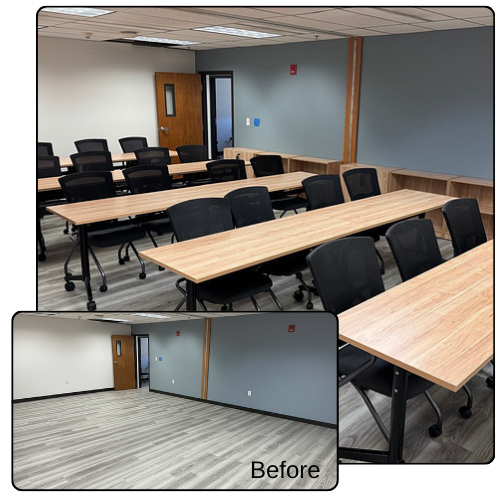 Before & After - Training Room