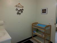Aurora AutoPros keeps a clean bathroom, too, with a changing table for the youngest of guests!
