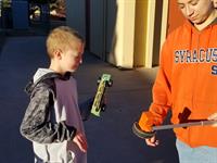 jet propelled cars using CO2 cartridges, Benson STEM lab jet propelled cars using CO2 cartridges, Benson STEM lab