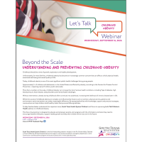 Let's Talk: Childhood Obesity