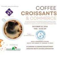 Coffee, Croissants, and Commerce with City of Mission Planning & Zoning
