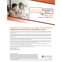 Healthy Employees, Stronger Workplaces: Understanding the Vital Role of Occupational Health