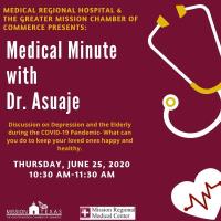 Medical Minute with Dr. Asuaje: Depression with Elderly