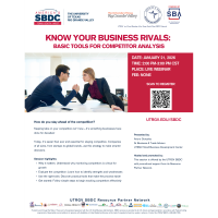 SBDC: Know Your Business Rivals: Basic Tools for Competitor Analysis