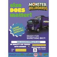 Grand Opening / Unveiling Monster Billboards