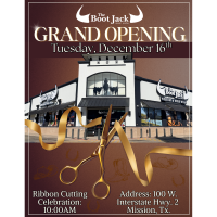 Ribbon Cutting: The Boot Jack