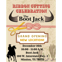 Ribbon Cutting: The Boot Jack