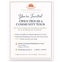 Ribbon Cutting Ceremony: Mission Nursing & Rehabilitation Center