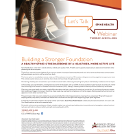 Let's Talk: Spine Health