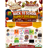 Ribbon Cutting and Back to School Bash: Monarch Learning Academy