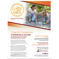 STHS Behavioral Hosting Chalk The Walk: Hope & Inspiration Walk