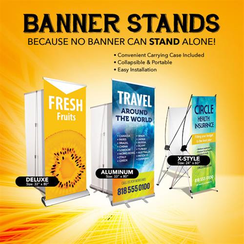 Pull up banners starting at $160