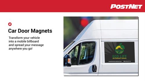 Full color car magnets for your vehicle Full color car magnets for your vehicle