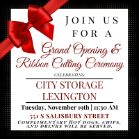 Grand Opening and Ribbon Cutting for City Storage Lexington