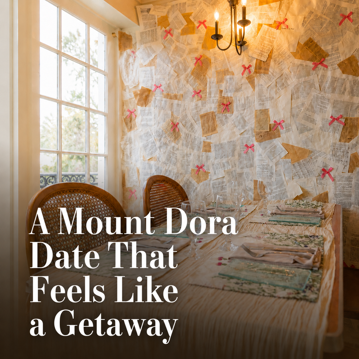 Image for A Mount Dora Date That Feels Like a Getaway