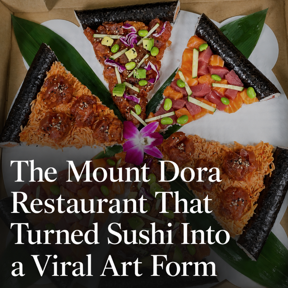 Image for The Mount Dora Restaurant That Turned Sushi Into a Viral Art Form