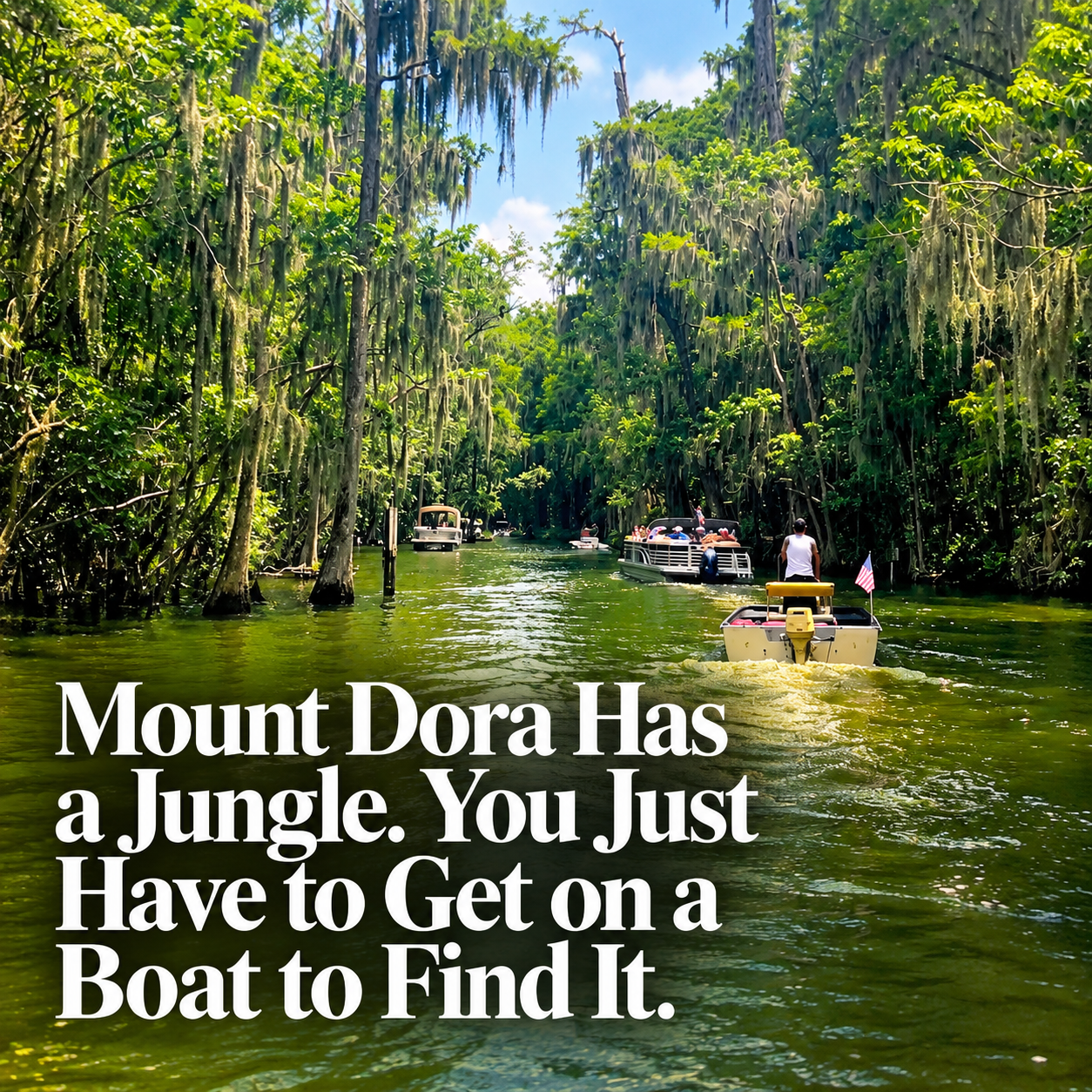 Mount Dora Has a Jungle. You Just Have to Get on a Boat to Find It.
